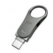Silicon Power Mobile C80 USB flash drive 16 GB USB Type-A / USB Type-C 3.0 (3.1 Gen 1) Titanium