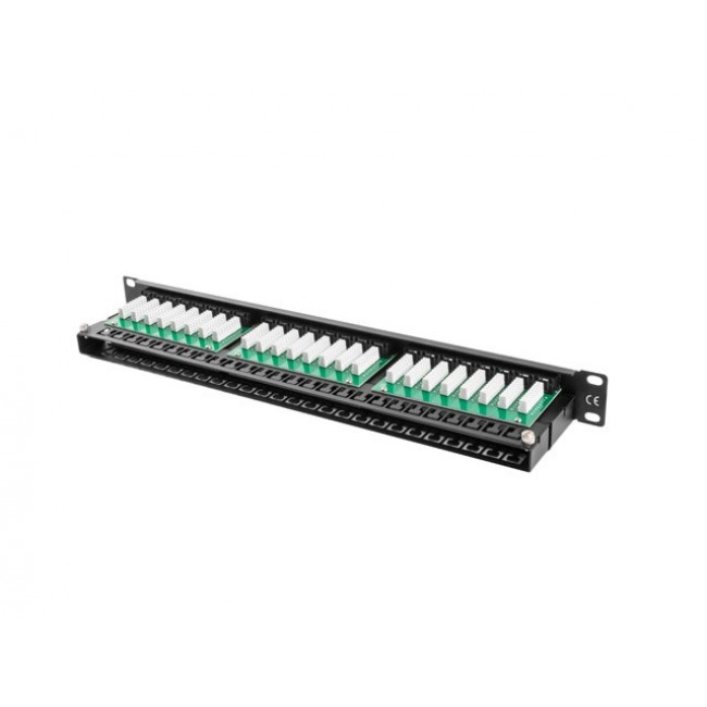 Lanberg PPU5-1048-B patch panel 1U Lanberg PPU5-1048-B patch panel 1U
