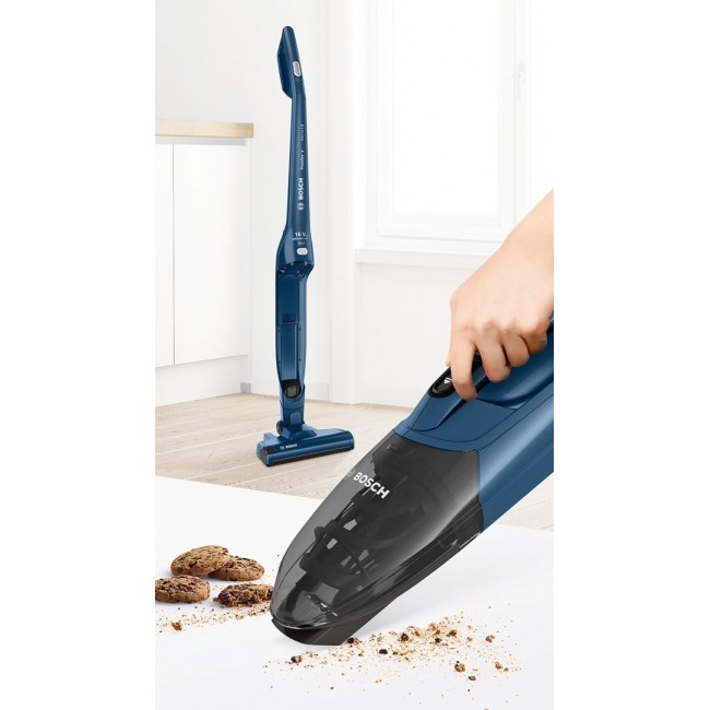 Bosch Serie 2 BBHF216 stick vacuum/electric broom 2-in-1 stick vacuum Battery Dry Bagless Blue