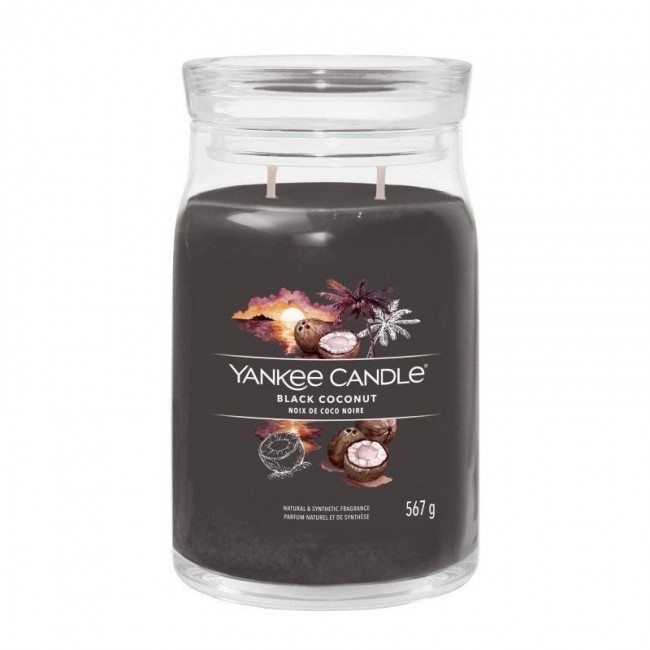 Scented Candle YANKEE CANDLE BLACK COCONUT 567g large