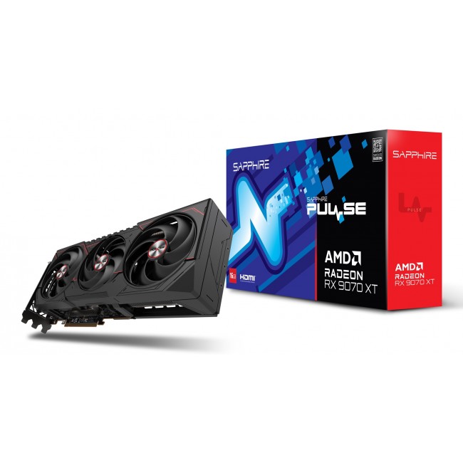 Sapphire PULSE Radeon RX 9070 XT AMD 16 GB GDDR6 Sapphire PULSE Radeon RX 9070 XT AMD 16 GB GDDR6