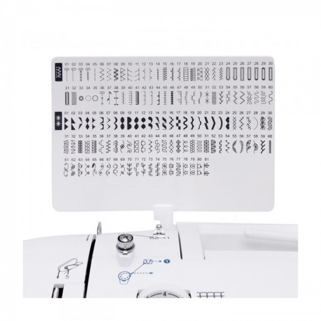 Singer 7640 sewing machine, electric current, white Singer 7640 sewing machine, electric current, white
