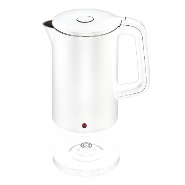 MPM Cordless kettle MCZ-105, white, 1.7 l