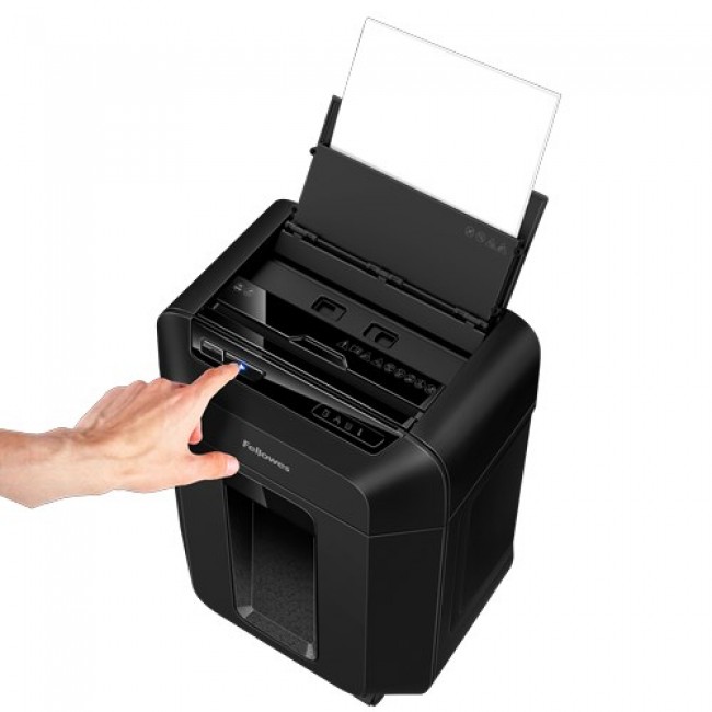 Fellowes Automax 80M paper shredder Particle-cut shredding 22 cm Black Fellowes Automax 80M paper shredder Particle-cut shredding 22 cm Black