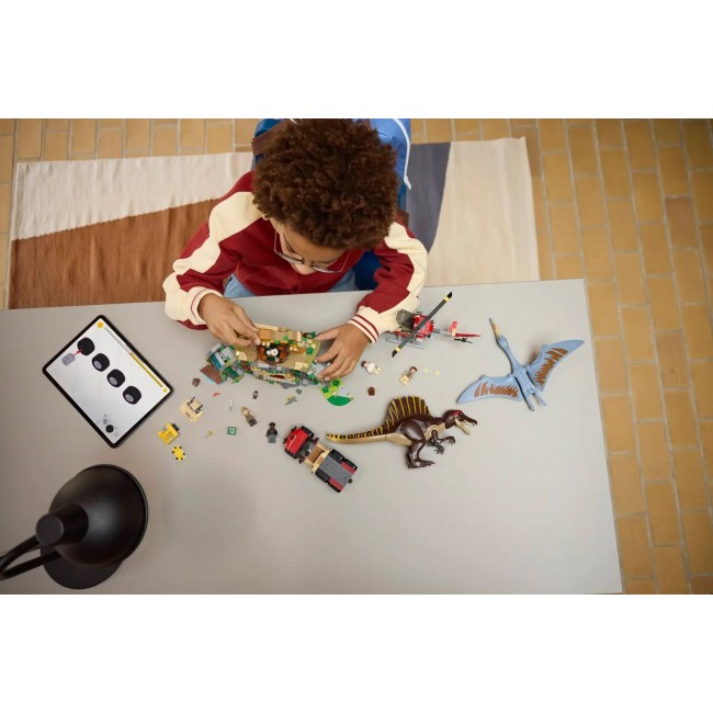 LEGO JURASSIC WORLD 76976 Spinosaurus & Quetzalcoatlus Air Mission