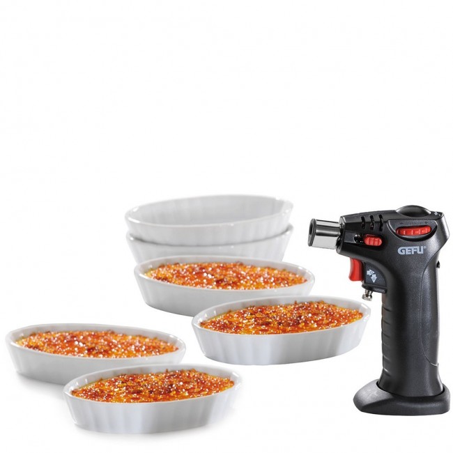 GEFU CARMELLO 7-czę ciowy zestaw do creme brul e