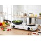 Esperanza EKH010W Adjustable electric cooker, 2 heating fields, white