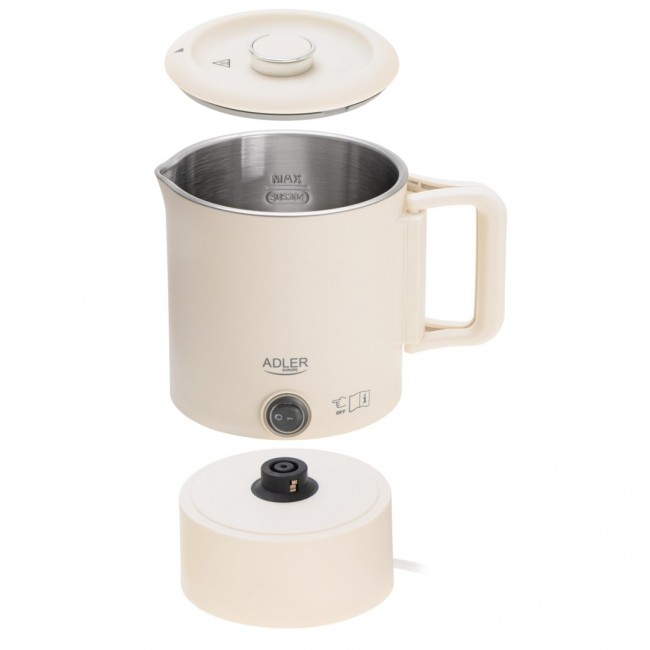 Electric kettle ADLER AD 1388b tourist 0.8 L 650 W Beige Electric kettle ADLER AD 1388b tourist 0.8 L 650 W Beige