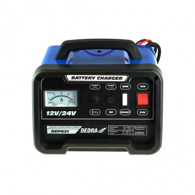 Dedra Charger 12/24V 25-180Ah
