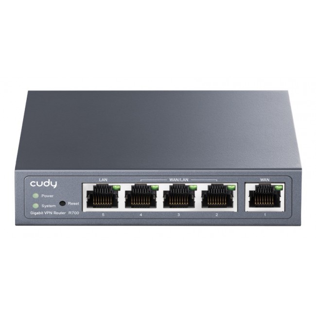 Cudy Gigabit Multi-WAN VPN Router wired router Fast Ethernet, Gigabit Ethernet Grey