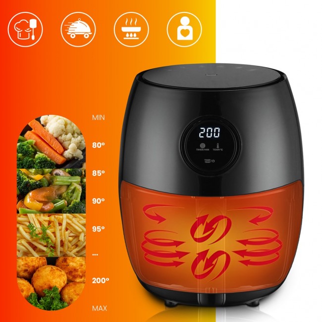 Extralink Smart Life Air Fryer SJ-200 2L EU | Air Fryer | 1000W
