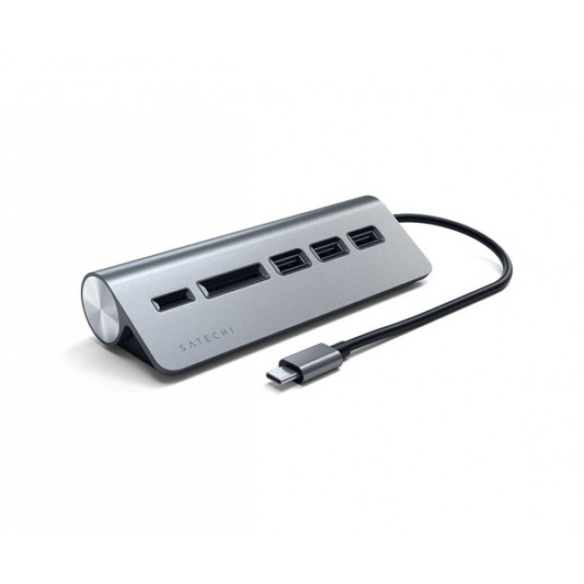 Satechi ST-TCHCRM laptop dock/port replicator USB 3.2 Gen 1 (3.1 Gen 1) Type-C Grey