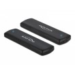 DeLOCK External USB Type-C Combo Enclosure for M.2 NVMe PCIe or SATA SSD