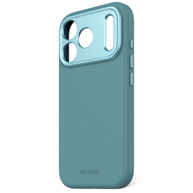 Decoded Silicone Backcover Apple iPhone 17 Pro Retro Blue mobile phone case 16 cm (6.3