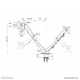 Neomounts DS70-700BL2 Monitor arm 17-27