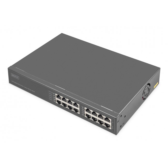Digitus 8-Port Gigabit Ethernet PoE Injector, 802.3bt, 250 W