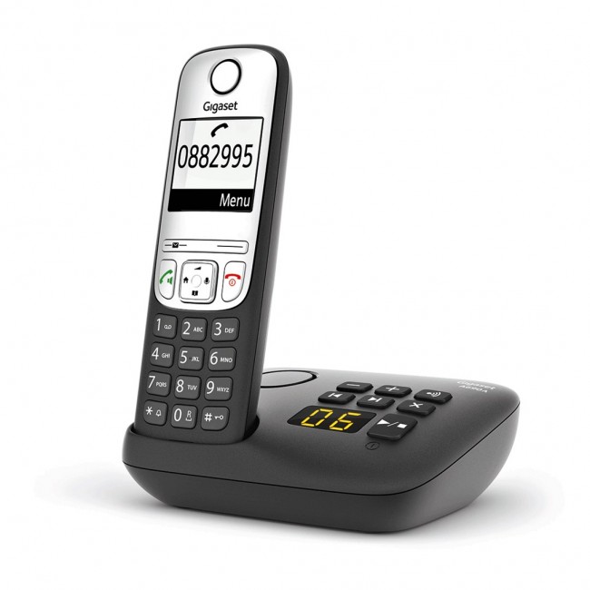 Gigaset A690A Analog/DECT telephone Black