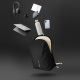 XD DESIGN Switch 2-in-1 Backpack BLACK/NIGHT SEA P706.3305