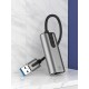 Vention USB 3.0-A to Gigabit Ethernet Adapter Gray 0.15M Aluminum Alloy Type