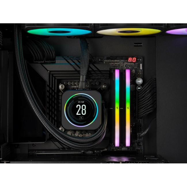 Corsair Vengeance RGB CMH32GX5M2B6000C38 memory module 32 GB 2 x 16 GB DDR5 288-pin DIMM Corsair Vengeance RGB CMH32GX5M2B6000C38 memory module 32 GB 2 x 16 GB DDR5 288-pin DIMM