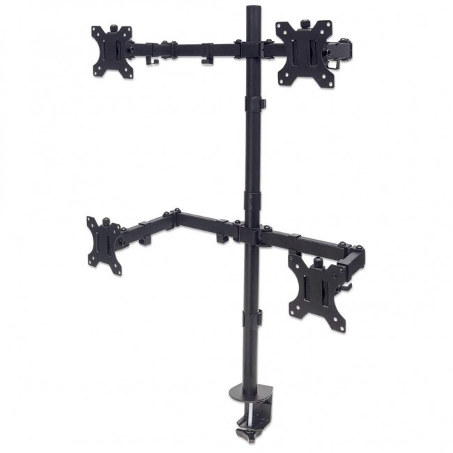 Manhattan Quad Desk Mount for TV & Monitors, For screens 10 Manhattan Quad Desk Mount for TV & Monitors, For screens 10