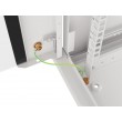 Lanberg Wall mounting rack cabinet 19'' 22U 600x450mm Grey