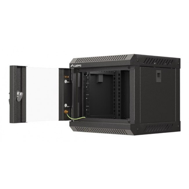 Lanberg WF11-3304-10B rack cabinet 4U Wall mounted rack Black Lanberg WF11-3304-10B rack cabinet 4U Wall mounted rack Black