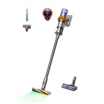 Dyson V15 Detect Absolute 2-in-1 stick vacuum Battery Dry HEPA Bagless 0.77 L Stainless steel