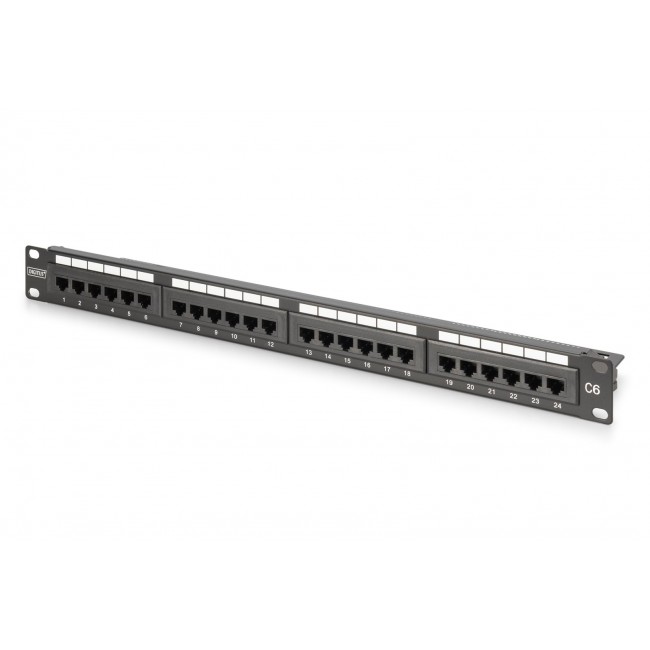 Digitus CAT 6, class E patch panel, unshielded