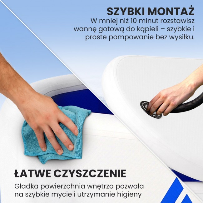 Extralink Ice Bath, Cold Plunge Tub, 150x80x65cm