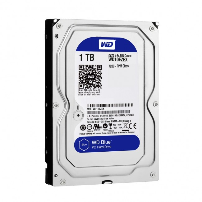 Western Digital Blue internal hard drive 1 TB 7200 RPM 64 MB 3.5