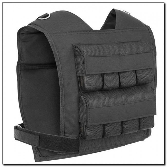 HMS Fitness KTO16 weighted vest Steel Black HMS Fitness KTO16 weighted vest Steel Black
