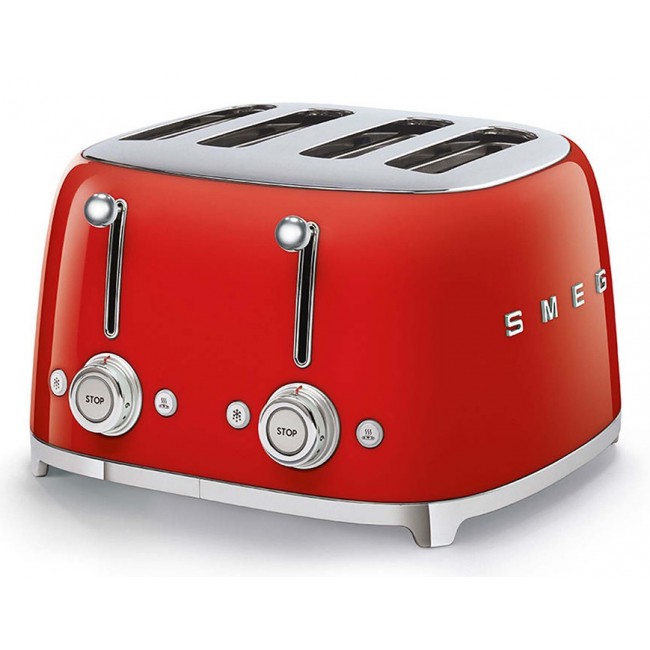 Smeg 50's Style Toaster TSF03RDEU Red Smeg 50's Style Toaster TSF03RDEU Red