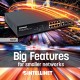 Intellinet 8-Port Gigabit Ethernet PoE+ Web-Managed Switch with 2 SFP Ports, IEEE 802.3at/af Power over Ethernet (PoE+/PoE) Compliant, 140 W, Endspan, Desktop, 19
