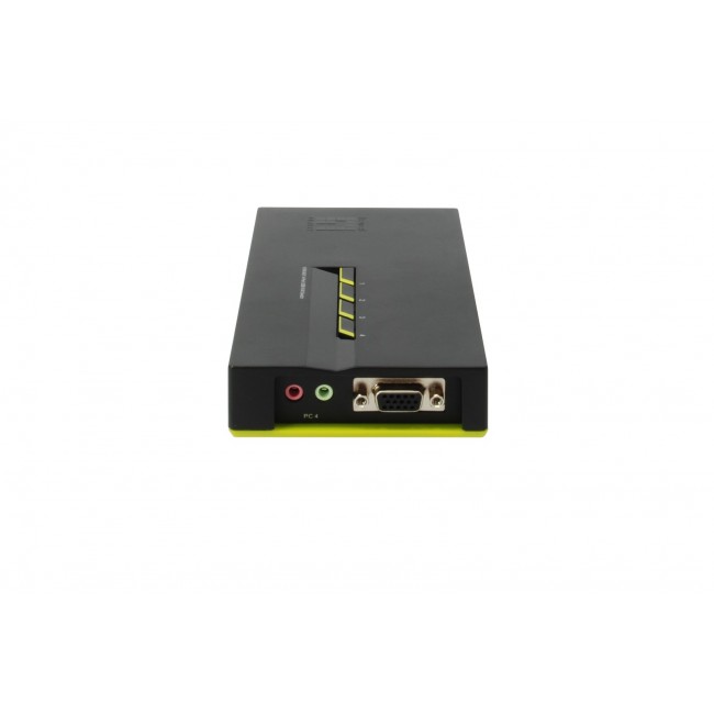 LevelOne 4-Port USB VGA KVM Switch, audio support LevelOne 4-Port USB VGA KVM Switch, audio support