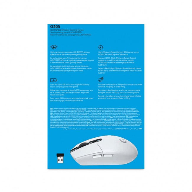 Logitech G G305 LIGHTSPEED Wireless Gaming Mouse Logitech G G305 LIGHTSPEED Wireless Gaming Mouse