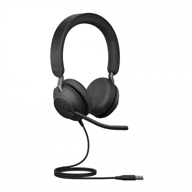 Jabra Evolve2 40 SE Headset Wired Head-band Office/Call center USB Type-C / USB Type-A Black