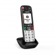 Gigaset EASY 500HX Analog/DECT telephone Caller ID Black, Silver