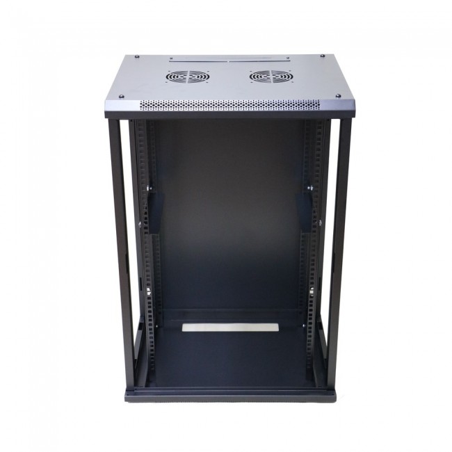 Extralink Rackmount cabinet 18U 600x600 Black wall mounted Extralink Rackmount cabinet 18U 600x600 Black wall mounted