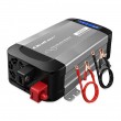 Qoltec Przetwornica napięcia Pure Sine Wave | 12V na 230V | 500/1000W | LCD | USB | USB-C | Kompatibilno z LiFePo4 GEL AGM