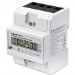 Qoltec 50980 Three-phase electronic meter with reset | DIN rail energy consumption meter | 400V | 100A | LCD | LED | 4P