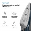 Braun TexStyle 9 0127409002 iron Steam iron EloxalPlus soleplate 3200 W Dark Blue