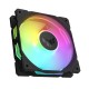 ASUS TUF Gaming TR120 ARGB Reverse 3-in-1 Fan, Black ASUS TUF Gaming TR120 ARGB Reverse 3-in-1 Fan, Black
