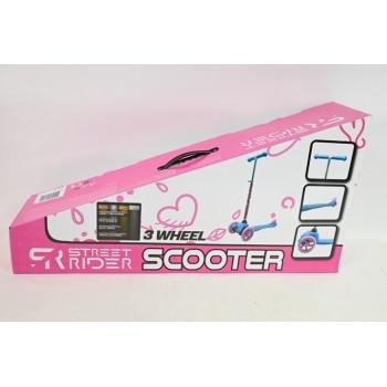 Scooter 3wheel.regul.kier.pink 720453R 16099