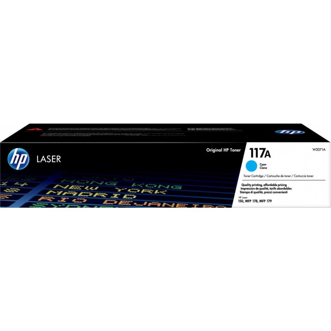 HP 117A - cyan - original - tonerpatro HP 117A - cyan - original - tonerpatro