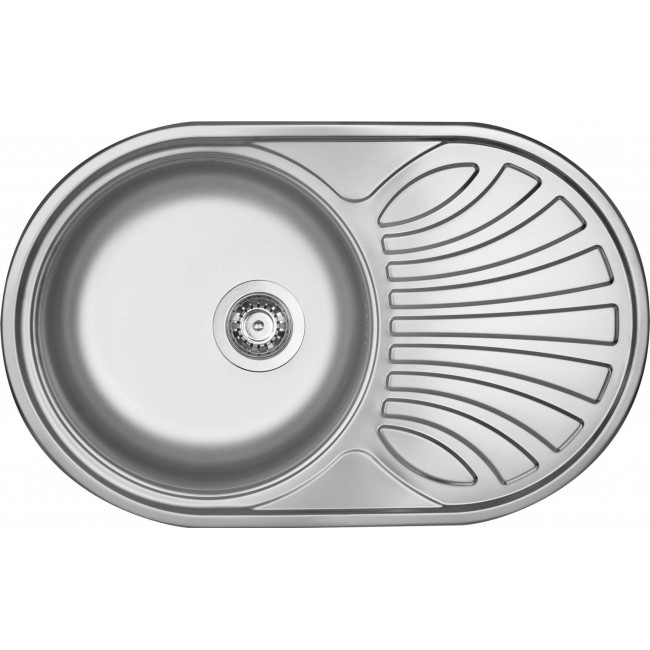 1-bowl steel sink with drainer