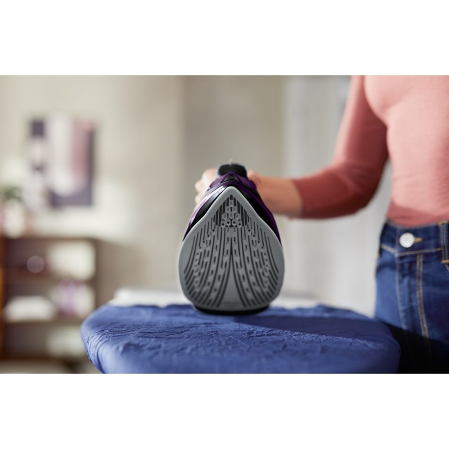 Philips | DST5030/80 | Steam Iron | 2400 W | Water tank capacity 320 ml | Continuous steam 45 g/min | Steam boost performance g/min | Dark Purple Philips | DST5030/80 | Steam Iron | 2400 W | Water tank capacity 320 ml | Continuous steam 45 g/min | Steam boost performance g/min | Dark Purple