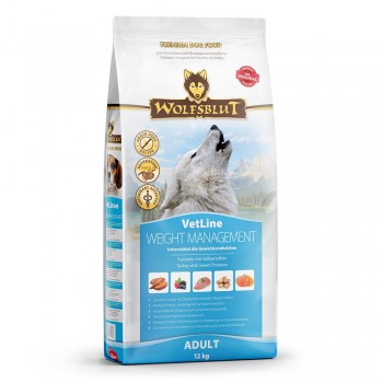 WOLFSBLUT VetLine Weight Management Turkey - dry dog food - 12kg