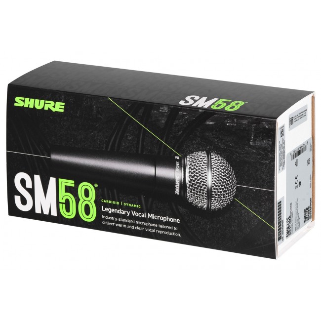 Shure SM58 Black Stage/performance microphone Shure SM58 Black Stage/performance microphone