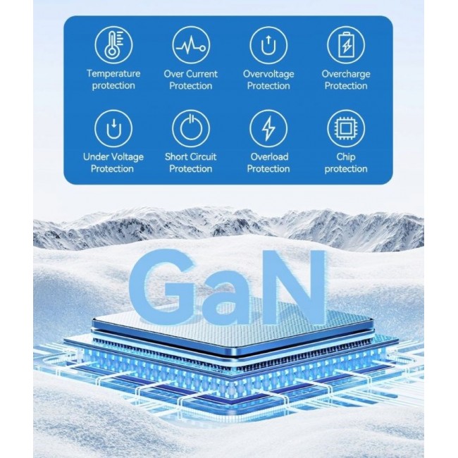 Vention 65W GaN Travel Adapter and Charger 2x USB-A 2x USB-C Vention 65W GaN Travel Adapter and Charger 2x USB-A 2x USB-C